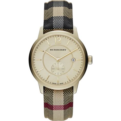 Mens / Gents Classic Horseferry Check Fabric Strap Burberry 